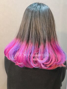 エル(elle) グラデーションインナーカラー錦糸町南口ユニコーンへア亀戸両国