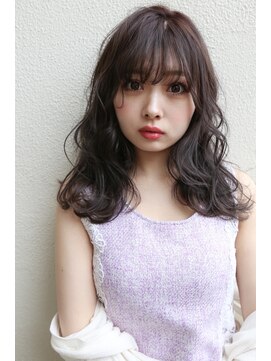 イソラブル(ISOLA-blu) 【ドライヴカット】ふんわりカール×ピンクバイオレット