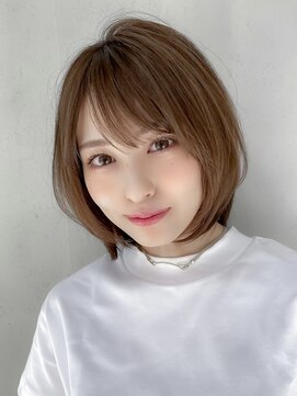 ギークス(GEEKS) 【GEEKS渋谷】ココアベージュ/20代30代/前髪カット/オフィス