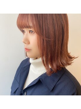 ルル(LuLu by KENJE) オレンジブラウン【藤沢/ヘッドスパ/髪質改善/イノアカラー】