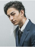 リバースタイトショート黒髪刈り上げ2ブロック