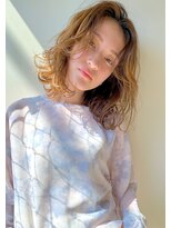 ガレージ バイ グリーン 原宿 表参道(Garage by green)&nbsp;【loki】セミロング×エアーウェーブ