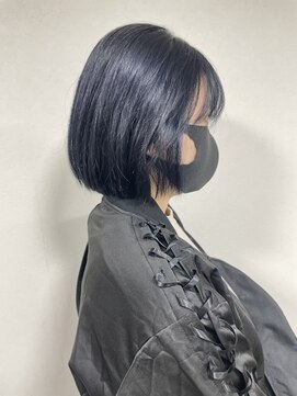 ハニーエイク(Haney89) ブルーブラック×ボブ