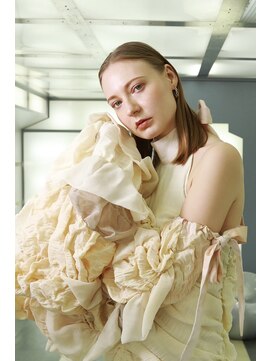 エクラート セントラル 赤坂(ECLART CENTRAL) 【RYUTA】海外セレブ ミディアムボブ ベージュ バレイヤージュ