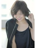 【SeeK NEXT島貫】斜めバング×小顔ショートボブ