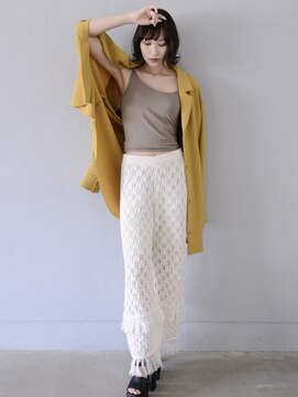 ロアー ヘアー マチルダ 千葉店(RAWR hair MATILDA) 【RAWR】ボブヘアミディアム_外ハネスタイル