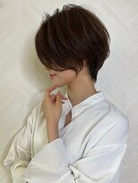 ロンド ストラーダ 心斎橋(Lond strada)&nbsp;ショート×ハイライト白髪ぼかし×マチルダボブ[心斎橋]