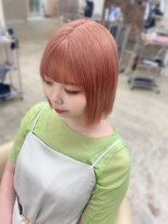 ファンド 千葉(fand)&nbsp;韓国ボブ/韓国ヘア/ピーチオレンジ/MANAMI