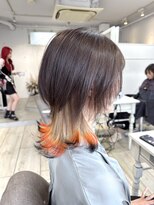 シーン(seen)&nbsp;○狐カラーのくびレイヤー○ ウルフカット　表参道