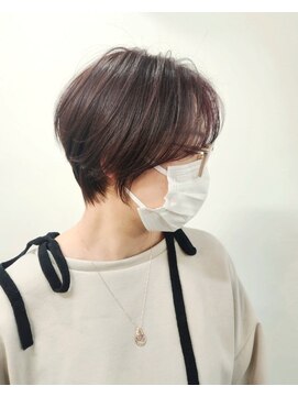 アリ 葛西店(ALi) ヴァイオレット×ショート 葛西髪質改善|葛西縮毛矯正|葛西