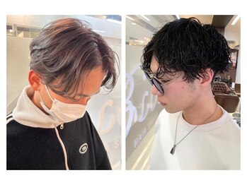 ヘアースペースブルーム プリュス 石橋店(HAIR SPACE BLOOM plus)の写真/技術の高さに定評！メンズカットでON/OFF切り替えれる2wayスタイルに◇学割U24＆酸性ストレートも人気♪