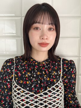 ロンド エスポワール 錦糸町(Lond espoir) 【北澤華】姫カットセミディシアーカラーボブ/縮毛矯正