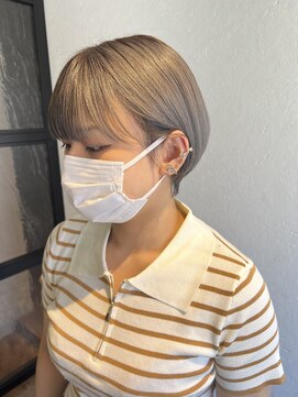 ペピンバイメルシー(pepin by merci.) ＊丸みショート×シルバーカラー