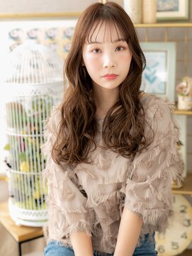 カバーヘア ブリス 戸田公園西口店(COVER HAIR bliss) くせ毛風大人かわいい波巻き抜け感ヘアa戸田公園20代30代40代