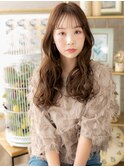 くせ毛風大人かわいい波巻き抜け感ヘアa戸田公園20代30代40代