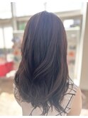 コテ巻き風パーマ