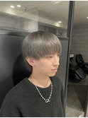 ラウンドマッシュ　アッシュグレー