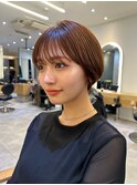髪質改善＊襟足すっきりショート＊美髪【Zina天王寺】