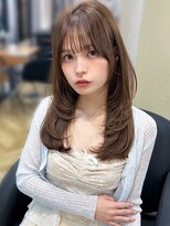 アリスバイアフロート 自由が丘(ALICe by AFLOAT)&nbsp;〇レイヤーカット 韓国ヘア 顔周りカット 透明感カラー