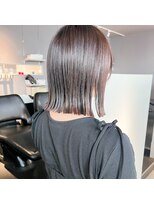 ヘアーエスクールシーユー 枚方T-SITE店(hair S.COEUR×Cu) ヘイリーボブ/切りっぱなしボブ/大阪枚方美容室