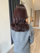 シダミノオ(sida MINOH)&nbsp;【sida 池村】20代30代40代ブリーチなしチェリーレッドカラー