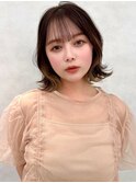 韓国ボブ/レイヤーボブ/くびれボブ/小顔カット/イメチェン