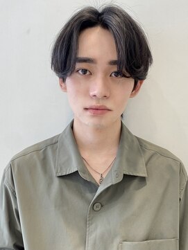 ユーフォリア 渋谷グランデ(Euphoria SHIBUYA GRANDE) ニュアンスパーマ　毛流れ　センターパート