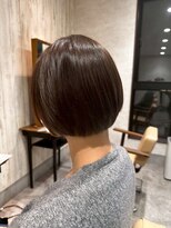 エヌアンドエー 杉戸高野台店(N&A)&nbsp;大人上品なツヤ感カラー×丸みボブ　髪質改善/Aujua/艶感