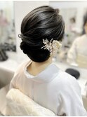 華やかシニヨン