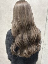 ルノン(LUNON)&nbsp;ホワイトグレージュミニウルフチェリーブラウンデジタルパーマ