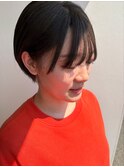 オリーブベージュショート