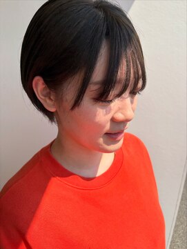 美容室 アイディー i-dee オリーブベージュショート