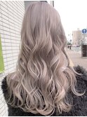 ホワイトミルクティーベージュ/バレイヤージュ/ケアブリーチ