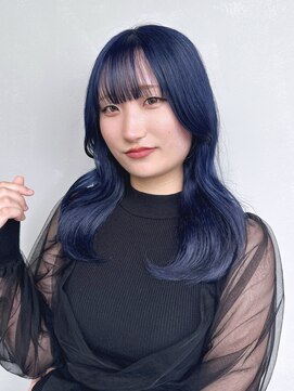 アルバム 銀座(ALBUM GINZA) おくれ毛前髪カットくびれヘアロング_F20903