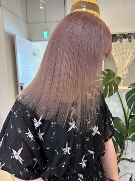 ココルアナ(coco luana) ペールピンク/ケアブリーチ/髪質改善/ハイトーン/学割