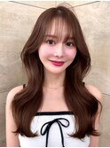 ☆姫カットレイヤー/マロンベージュ/韓国風巻き/立川レイヤー