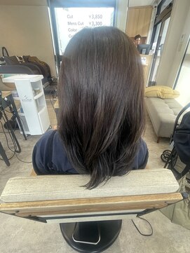 ヘアーラボ ノッシュ 唐人町店(Hair Labo Nosh) オリーブブラウン
