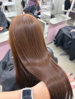 エヌアイ オモテサンドウ(ni omotesando) 明るめブラウン♪♪ 透明感カラー 艶カラー