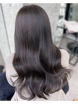 ルート 南堀江(route) オリーブグレージュ/髪質改善/艶髪/イメチェン/前髪カット/堀江