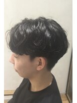 リタ オム 大宮店(RITA HOMME) センターパート×ニュアンスパーマ