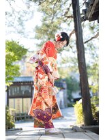 オーバーキャプテンネイキッド(OVER CAPTAIN NAKED) 「成人式ロケーション撮影】 ショートヘアアレンジ