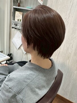 コルテ 倉敷西坂店(CoRte.) 美人ショートボブ/顔周りレイヤー/立体感/ボリューム調整/小顔