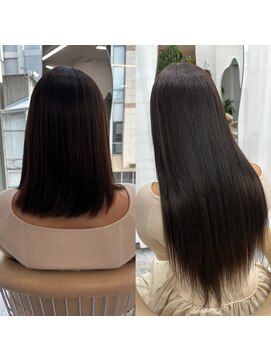 天神美容室 【Kanami天神美容室】羽エクステ×韓国ヘア