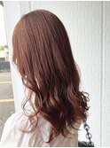 20～30代人気！大人可愛いレッドブラウンロング