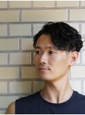 フェードパーマ　理容室 バーバー リクルート ビジネスヘア 短髪