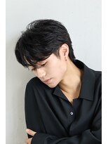 フリーラ 横浜(freera)&nbsp;メンズリバースセンターパートフェザーパーマ韓国シャドウパーマ