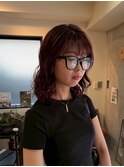 千葉駅/着物ヘア/大人ガーリー/ダークアッシュ/似合わせカット