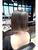 オーガニック アトリエ 大宮(organic+atelier)&nbsp;春色ふんわりハイライト白髪染め×美髪ボブ◎30代40代透明感