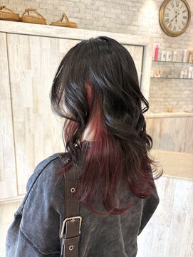 タブー(TABOO) 【インナーカラー ボルドーカラー】