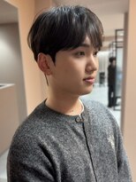 ルク(LUC)&nbsp;韓国メンズヘア シースルーマッシュ/曲がる縮毛矯正ダウンパーマ